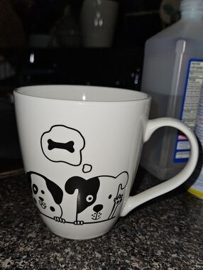 Pfaltzgraff White Dog Graphic Ceramic Mug - Pets Dog